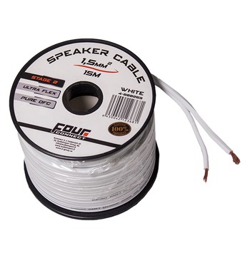 FOUR Connect 4-800263 OFC-minispool white 2x1.5mm2, 15m image